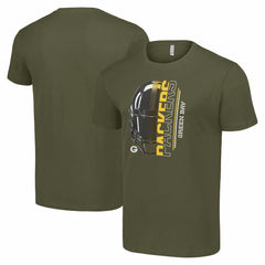 Starter Half Helmet Logo T-Shirt - Green Bay Packers
