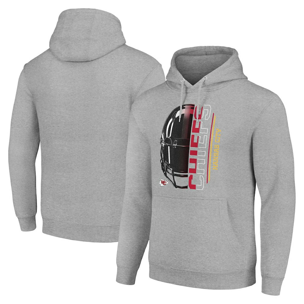 Starter Unisex Half Helmet Logo Pullover Hoodie - Kansas City Chiefs
