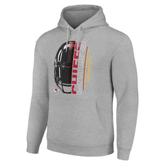 Starter Unisex Half Helmet Logo Pullover Hoodie - Kansas City Chiefs