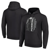 Starter Unisex Half Helmet Logo Pullover Hoodie - Los Angeles Chargers