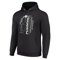 Starter Unisex Half Helmet Logo Pullover Hoodie - Los Angeles Chargers