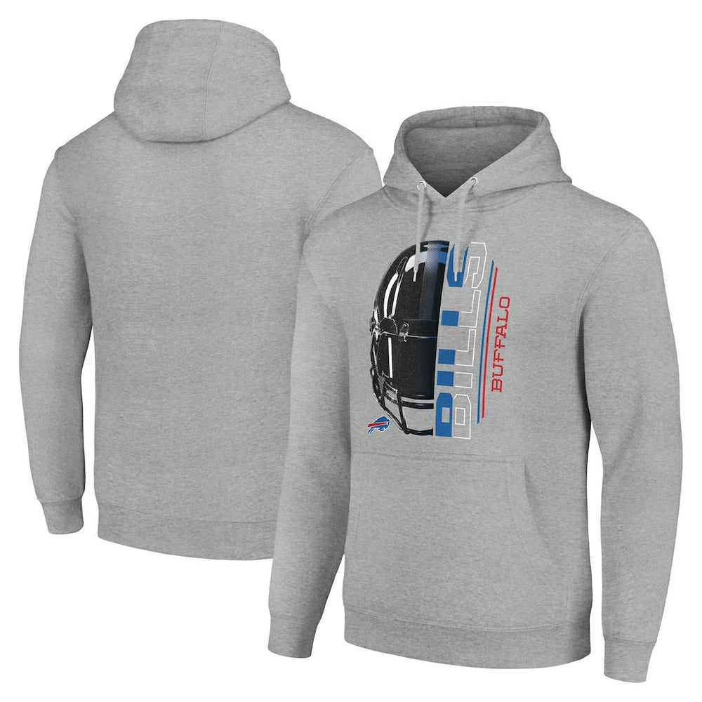 Starter Unisex Half Helmet Logo Pullover Hoodie - Buffalo Bills