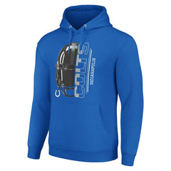 Starter Unisex Half Helmet Logo Pullover Hoodie - Indianapolis Colts