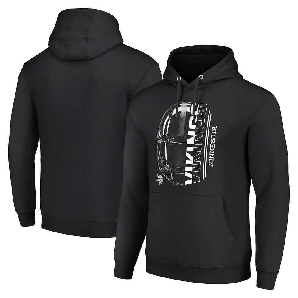 Starter Unisex Half Helmet Logo Pullover Hoodie - Minnesota Vikings