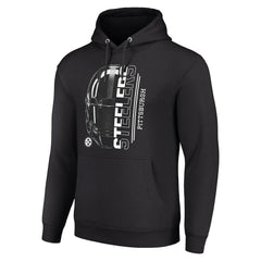 Starter Unisex Half Helmet Logo Pullover Hoodie - Pittsburgh Steelers