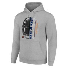 Starter Unisex Half Helmet Logo Pullover Hoodie - Chicago Bears
