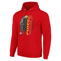 Starter Unisex Half Helmet Logo Pullover Hoodie - Kansas City Chiefs