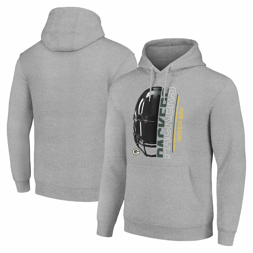 Starter Unisex Half Helmet Logo Pullover Hoodie - Green Bay Packers