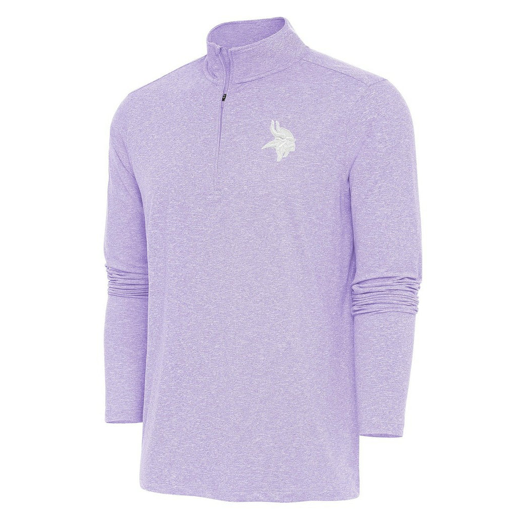Antigua Hunk Quarter-Zip Pullover Top - Minnesota Vikings