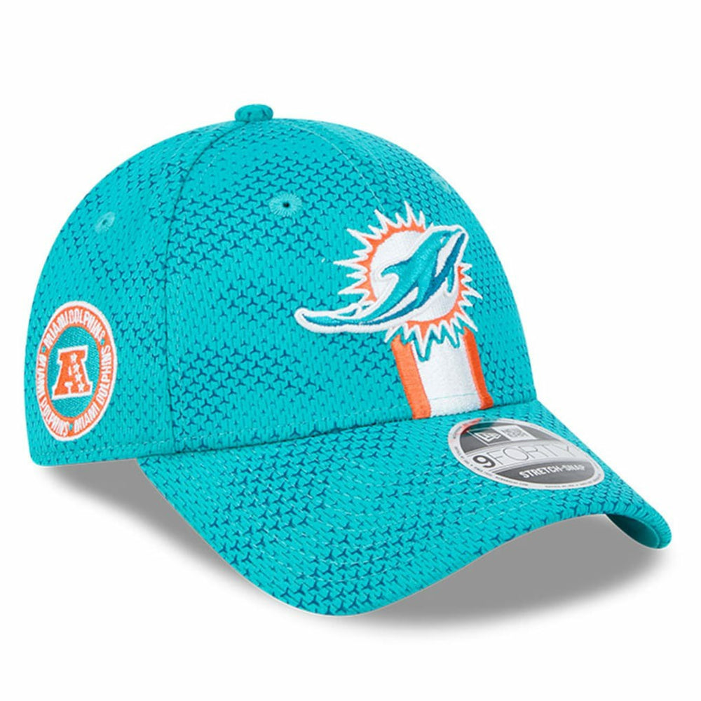 2024 Sideline 9FORTY Stretch-Snap Hat - Miami Dolphins