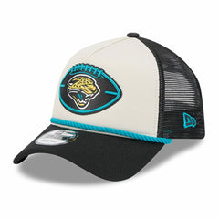2024 Sideline Historic 9FORTY A-Frame Trucker Adjustable Hat - Jacksonville Jaguars