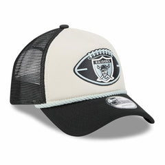 2024 Sideline Historic 9FORTY A-Frame Trucker Adjustable Hat - Las Vegas Raiders