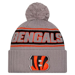 2024 Sideline Sport Cuffed Knit Hat with Pom - Cincinnati Bengals