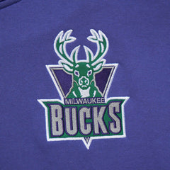 NBA Milwaukee Bucks Team OG 2.0 Vintage Logo Fleece Pullover Hoodie