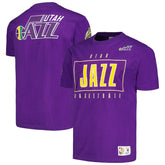 NBA Utah Jazz Hardwood Classics Team OG 2.0 Premium Vintage Logo T-Shirt