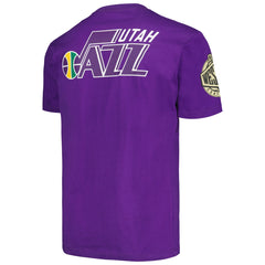 NBA Utah Jazz Hardwood Classics Team OG 2.0 Premium Vintage Logo T-Shirt