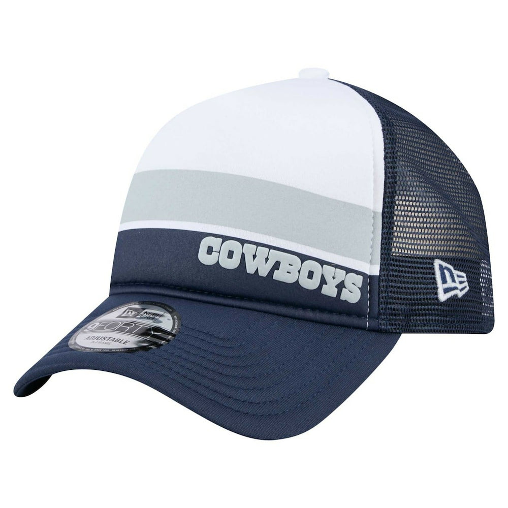 Preschool Sport Night Color Block 9FORTY A-Frame Trucker Adjustable Hat - Dallas Cowboys
