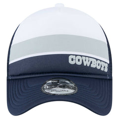 Preschool Sport Night Color Block 9FORTY A-Frame Trucker Adjustable Hat - Dallas Cowboys