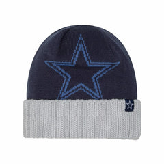 Youth Oversize Cuffed Knit Hat - Dallas Cowboys