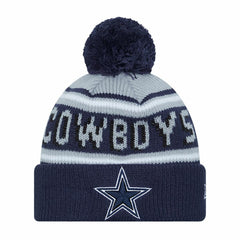Preschool Main Wordmark Cuffed Knit Hat with Pom - Dallas Cowboys