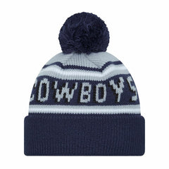Preschool Main Wordmark Cuffed Knit Hat with Pom - Dallas Cowboys
