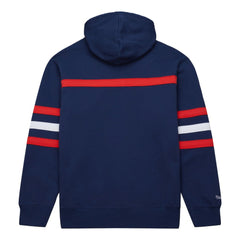 NHL Navy Florida Panthers Mitchell & Ness Head Coach Pullover Hoodie