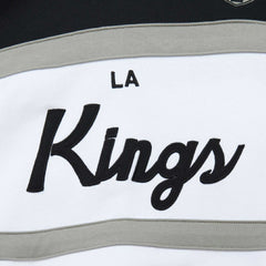 NHL White/Black Los Angeles Kings Mitchell & Ness Head Coach Pullover Hoodie