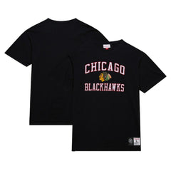 NHL Black Chicago Blackhawks Mitchell & Ness Legendary Slub T-Shirt
