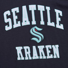 NHL Deep Sea Blue Seattle Kraken Mitchell & Ness Legendary Slub T-Shirt