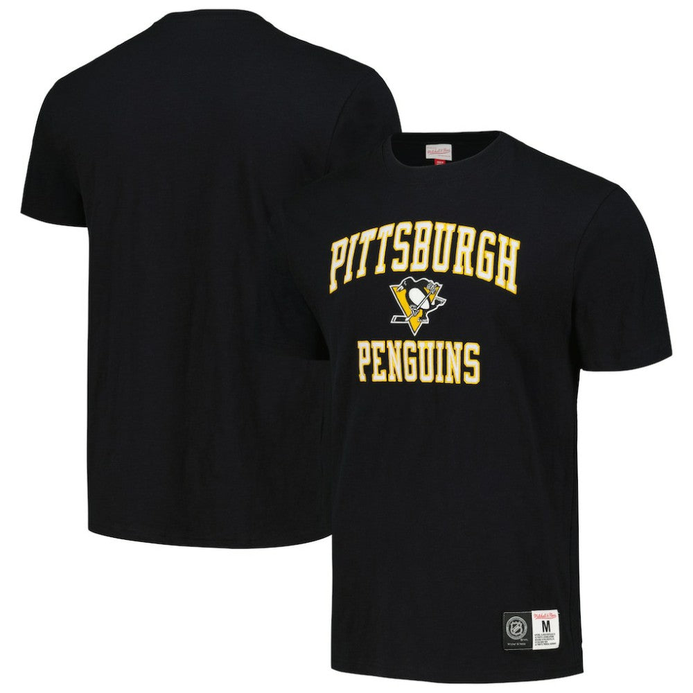 NHL Black Pittsburgh Penguins Mitchell & Ness Legendary Slub T-Shirt