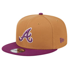 MLB Atlanta Braves New Era Color Pack Two-Tone 9FIFTY Snapback Hat