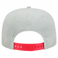 MLB New Era Washington Nationals Gray Corduroy Golfer Snapback Hat
