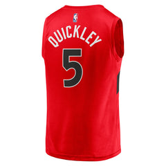 NBA Immanuel Quickley Toronto Raptors Youth Fast Break Player Jersey