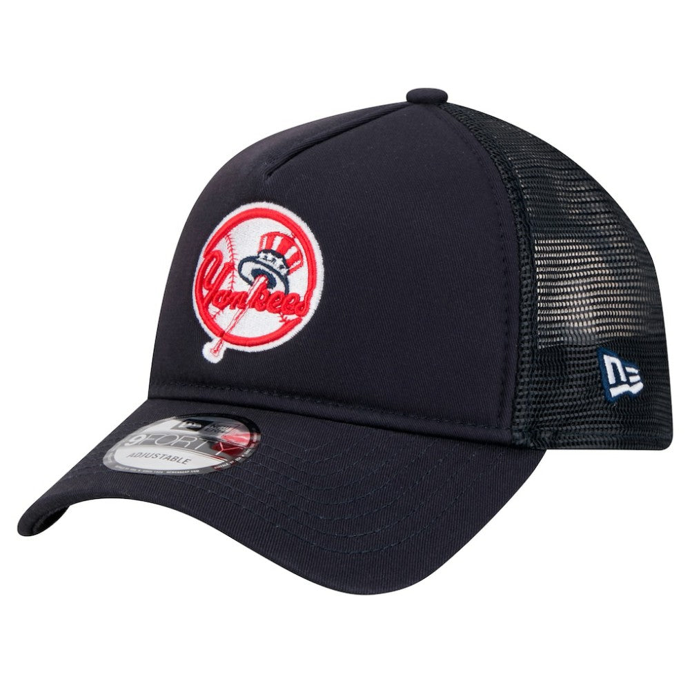 MLB New York Yankees New Era 9FORTY A-Frame Trucker Adjustable Hat