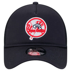 MLB New York Yankees New Era 9FORTY A-Frame Trucker Adjustable Hat