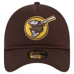 MLB San Diego Padres New Era 9FORTY A-Frame Trucker Adjustable Hat