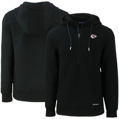 Cutter & Buck Primary Mark Roam Eco Recycled Half-Zip Pullover Hoodie - Kansas City Chiefs