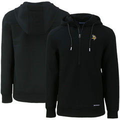Cutter & Buck Primary Mark Roam Eco Recycled Half-Zip Pullover Hoodie - Minnesota Vikings
