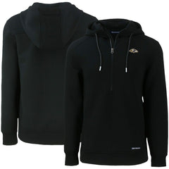Cutter & Buck Primary Mark Roam Eco Recycled Half-Zip Pullover Hoodie - Baltimore Ravens