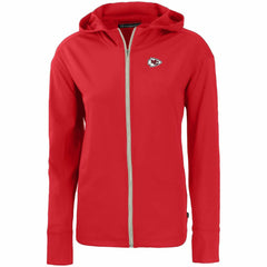 Cutter & Buck Women's Primary Mark Daybreak Eco Recycled Full-Zip Hoodie - Kansas City Chiefs