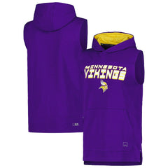 MSX by Michael Strahan Captain Sleeveless Hoodie T-Shirt - Minnesota Vikings