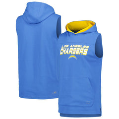 MSX by Michael Strahan Captain Sleeveless Hoodie T-Shirt - Los Angeles Chargers