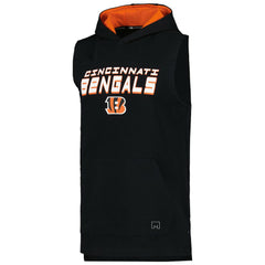 MSX by Michael Strahan Captain Sleeveless Hoodie T-Shirt - Cincinnati Bengals