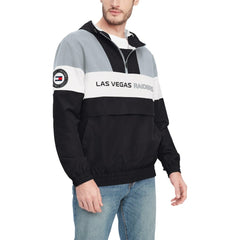 Tommy Hilfiger Enzo Half-Zip Hoodie Jacket - Las Vegas Raiders
