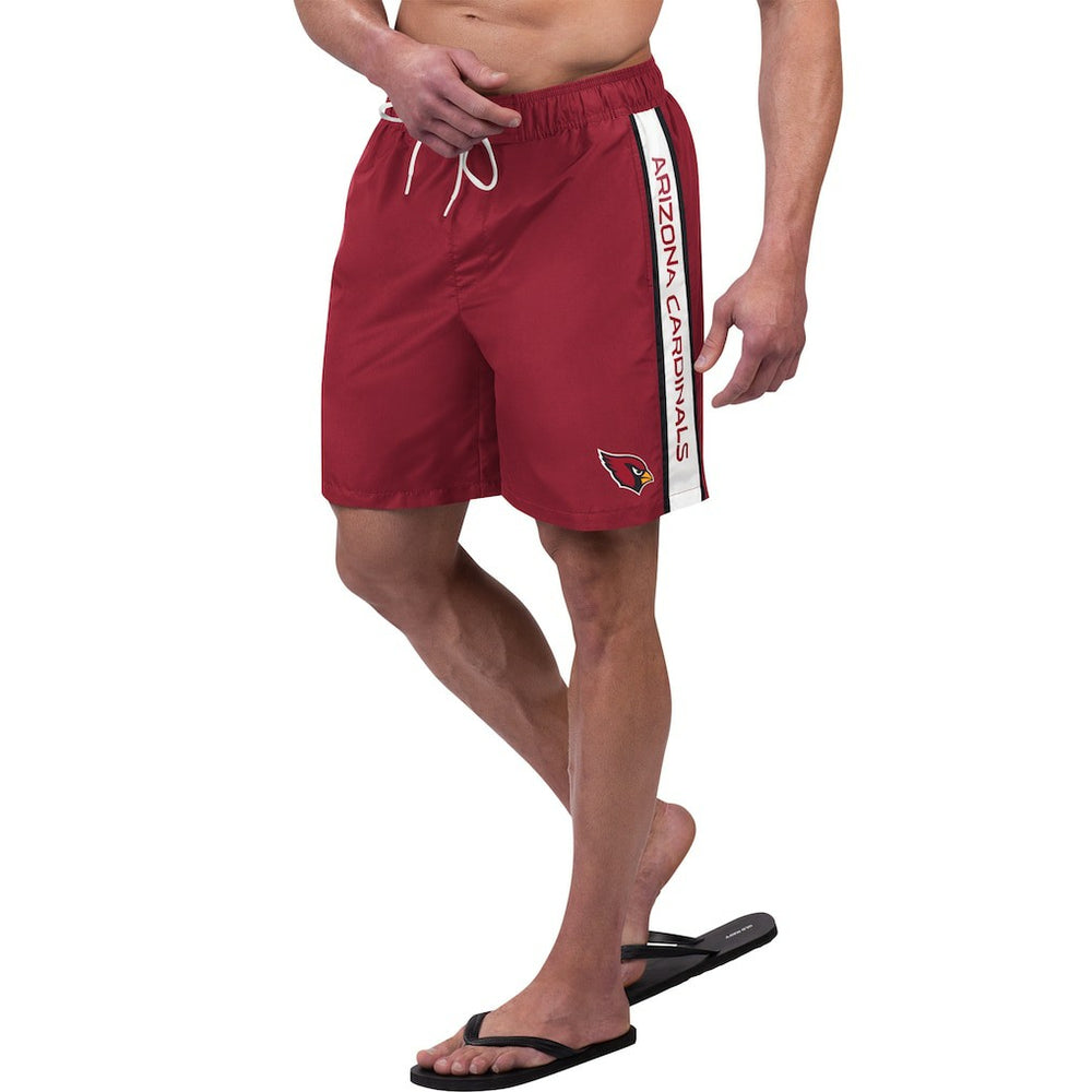 G-III Sports by Carl Banks Streamline Volley Swim Shorts - Arizona Cardinals