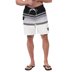G-III Sports by Carl Banks Jump Shot Volley Swim Trunks - Las Vegas Raiders
