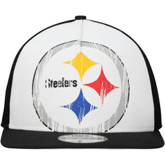 Distressed 9FIFTY A-Frame Snapback Hat - Pittsburgh Steelers