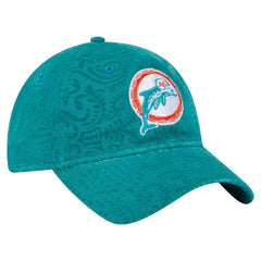 Women's Throwback Flair 9TWENTY Adjustable Hat - Miami Dolphins