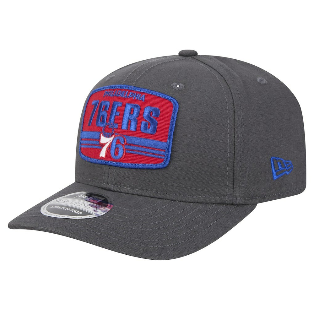 NBA Philadelphia 76ers Team Elevated Patch 9SEVENTY Adjustable Hat