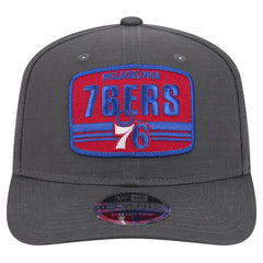NBA Philadelphia 76ers Team Elevated Patch 9SEVENTY Adjustable Hat
